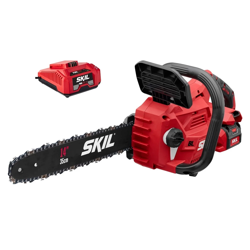 SKIL Chainsaws & Pole Saws 40-volt 14-in Brushless Cordless Electric Chainsaw 2.5 Ah (Battery & Charger Included) 1 SKIL Chainsaws & Pole Saws 40-volt 14-in Brushless Cordless Electric Chainsaw 2.5 Ah (Battery & Charger Included)