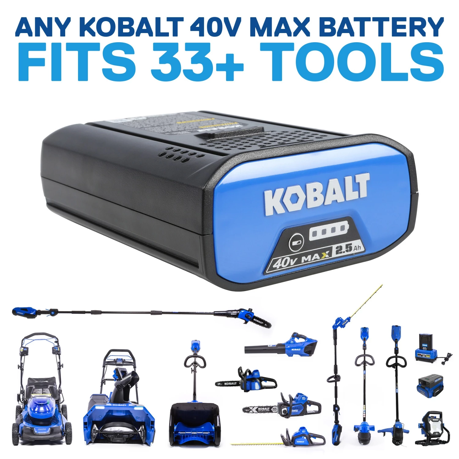 Kobalt Trimmers & Edgers 40-volt Max 15-in Straight Cordless String Trimmer (Tool Only) 12 Kobalt Trimmers & Edgers 40-volt Max 15-in Straight Cordless String Trimmer (Tool Only) - Image 12
