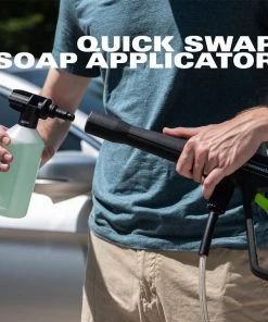 Greenworks Pressure Washers 1800-PSI 1.1-GPM Cold Water Electric Pressure Washer -Outdoor Tools Online Shop 16020832