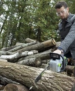 EGO Chainsaws & Pole Saws POWER+ 56-Volt 14-in Brushless Cordless Electric Chainsaw 2.5 Ah (Battery & Charger Included) -Outdoor Tools Online Shop 16505154