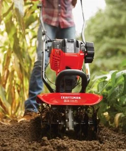 CRAFTSMAN Tillers & Cultivators C410 30-cc 4-cycle 12-in Forward-rotating Gas Cultivator -Outdoor Tools Online Shop 16595130