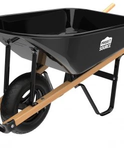 Project Source Wheelbarrows & Yard Carts Project Source 5.5 CF Steel WB