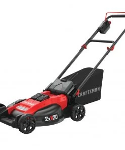 CRAFTSMAN Lawn Mowers 2x20V 20-Volt Max Brushless 20-in Push Cordless Electric Lawn Mower 5 Ah (Battery and Charger Included)