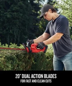 CRAFTSMAN Trimmers & Edgers 20-Volt Max 20-in Dual Cordless Electric Hedge Trimmer 1.5 Ah (Battery & Charger Included) 15 CRAFTSMAN Trimmers & Edgers 20-Volt Max 20-in Dual Cordless Electric Hedge Trimmer 1.5 Ah (Battery & Charger Included) -Outdoor Tools Online Shop 16728344