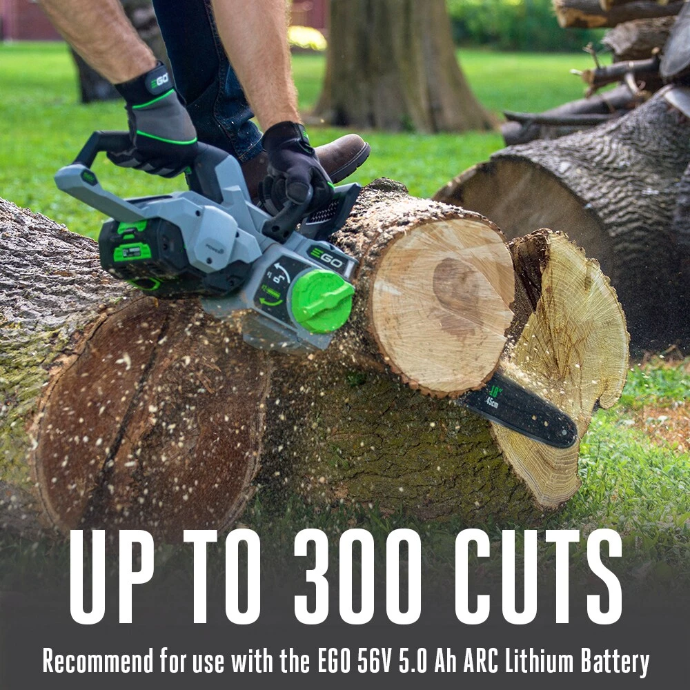 EGO Chainsaws & Pole Saws POWER+ 56-Volt 18-in Brushless Cordless Electric Chainsaw (Battery Not Included) 3 EGO Chainsaws & Pole Saws POWER+ 56-Volt 18-in Brushless Cordless Electric Chainsaw (Battery Not Included) - Image 3