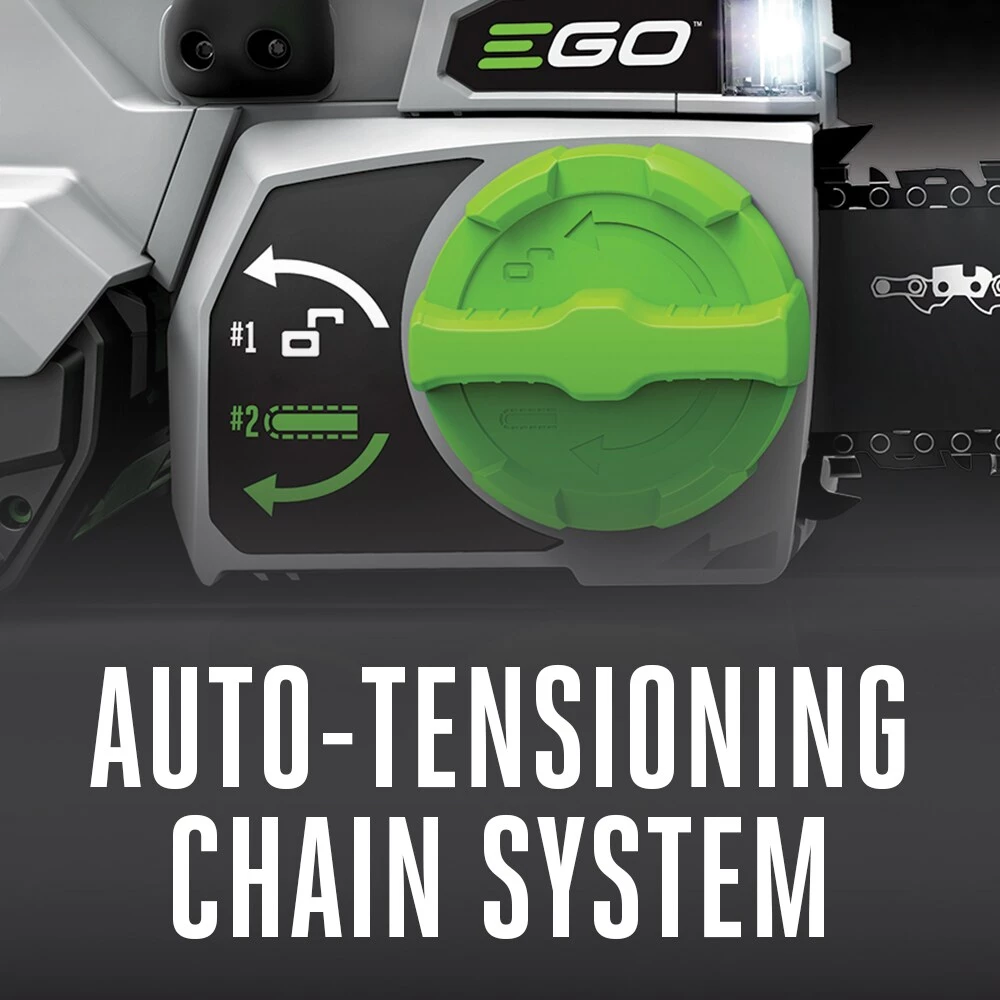 EGO Chainsaws & Pole Saws POWER+ 56-Volt 18-in Brushless Cordless Electric Chainsaw (Battery Not Included) 4 EGO Chainsaws & Pole Saws POWER+ 56-Volt 18-in Brushless Cordless Electric Chainsaw (Battery Not Included) - Image 4