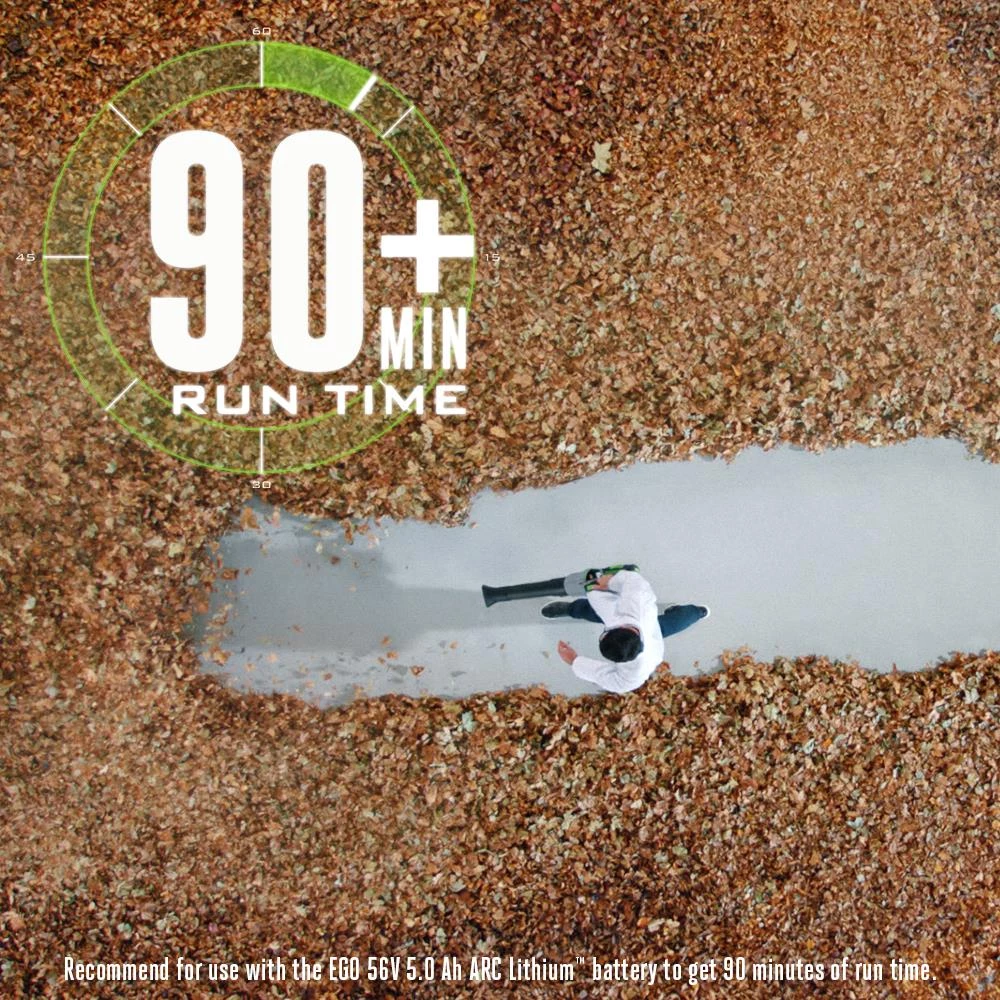 EGO Leaf Blowers POWER+ 56-volt 650-CFM Brushless Handheld Cordless Electric Leaf Blower (Tool Only) 5 EGO Leaf Blowers POWER+ 56-volt 650-CFM Brushless Handheld Cordless Electric Leaf Blower (Tool Only) - Image 5