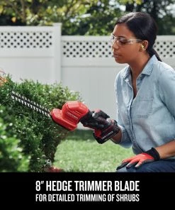 CRAFTSMAN Trimmers & Edgers 20-Volt Max 8-in Dual Cordless Electric Hedge Trimmer 1.5 Ah (Battery & Charger Included) -Outdoor Tools Online Shop 17851973