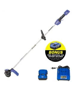 Kobalt Trimmers & Edgers 24-Volt 12-in Straight Cordless String Trimmer (Battery Included)