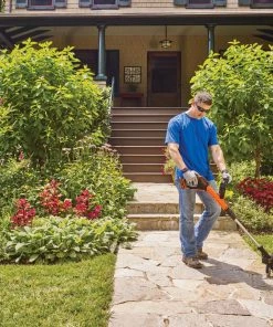 BLACK+DECKER Trimmers & Edgers EASYFEED 20-Volt Max 12-in Straight Cordless String Trimmer With Edger Capable (Battery Included) -Outdoor Tools Online Shop 41017607