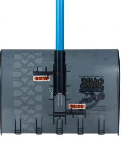 Shark Snow Shovel Lawn & Garden Hand Tools 18-in Poly Snow Shovel with 43-in Steel Handle -Outdoor Tools Online Shop 41870593