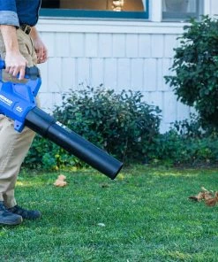 Kobalt Leaf Blowers 24-volt Max 500-CFM Brushless Handheld Cordless Electric Leaf Blower 4 Ah (Battery & Charger Included) -Outdoor Tools Online Shop 42186959