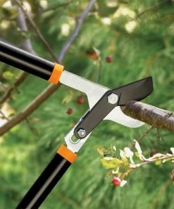 Fiskars Lawn & Garden Hand Tools Power-Lever 21.25-in Steel Compound Bypass Lopper -Outdoor Tools Online Shop 42357127