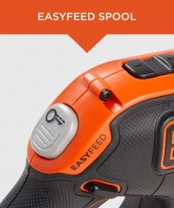 BLACK+DECKER Trimmers & Edgers EASYFEED 20-Volt Max 12-in Straight Cordless String Trimmer With Edger Capable (Battery Included) -Outdoor Tools Online Shop 42512329