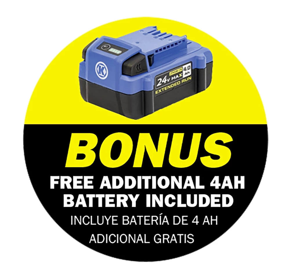 Kobalt Leaf Blowers 24-volt 500-CFM Brushless Handheld Cordless Electric Leaf Blower 4 Ah (Battery & Charger Included) 2 Kobalt Leaf Blowers 24-volt 500-CFM Brushless Handheld Cordless Electric Leaf Blower 4 Ah (Battery & Charger Included) - Image 2