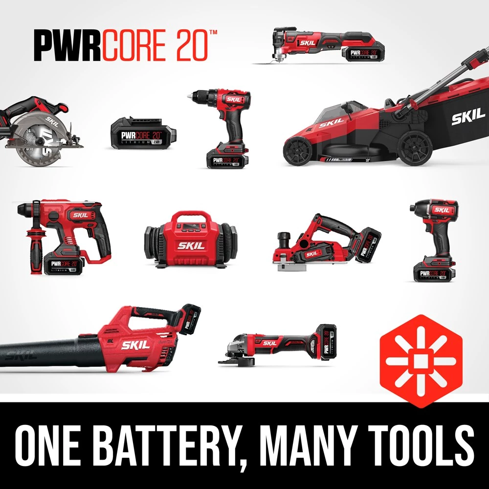 SKIL Power Equipment Combo Kits PWR Core 20 2-Piece 20-Volt Cordless Power Equipment Combo Kit 8 SKIL Power Equipment Combo Kits PWR Core 20 2-Piece 20-Volt Cordless Power Equipment Combo Kit - Image 8