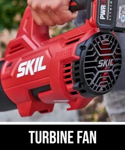 SKIL Leaf Blowers PWR CORE 20-volt 400-CFM Brushless Handheld Cordless Electric Leaf Blower 4 Ah (Battery & Charger Included) -Outdoor Tools Online Shop 43289542