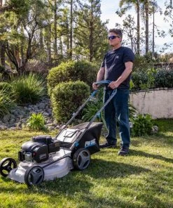 Pulsar Products Trimmers & Edgers Pulsar 22” Cutting Swath Gas-Powered Walk Behind String Trimmer with Adjustable Height Settings -Outdoor Tools Online Shop 43523524