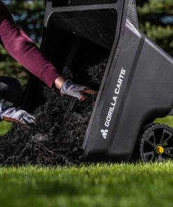 Gorilla Carts Wheelbarrows & Yard Carts 5-cu ft Plastic Yard Cart -Outdoor Tools Online Shop 44043805 scaled