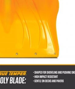 True Temper Lawn & Garden Hand Tools 20-in Poly Snow Shovel with 34.5-in Steel Handle -Outdoor Tools Online Shop 46301969 scaled