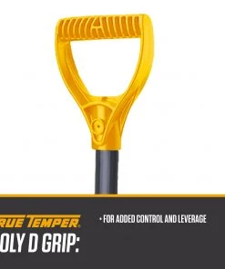 True Temper Lawn & Garden Hand Tools 18-in Poly Snow Shovel with 36-in Steel Handle -Outdoor Tools Online Shop 46301989