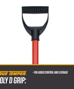 True Temper Lawn & Garden Hand Tools 16-in Poly Snow Shovel with 36-in Steel Handle -Outdoor Tools Online Shop 46301993