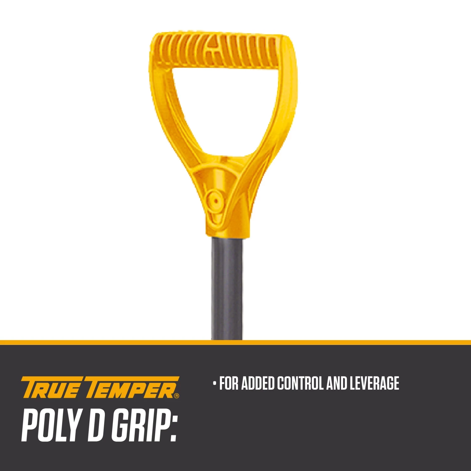 True Temper Lawn & Garden Hand Tools 24-in Poly Snow Shovel with 36-in Steel Handle 4 True Temper Lawn & Garden Hand Tools 24-in Poly Snow Shovel with 36-in Steel Handle - Image 4