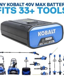 Kobalt Trimmers & Edgers 40-Volt Max 15-in Straight Cordless String Trimmer (Battery Included) -Outdoor Tools Online Shop 841821049782 12534875